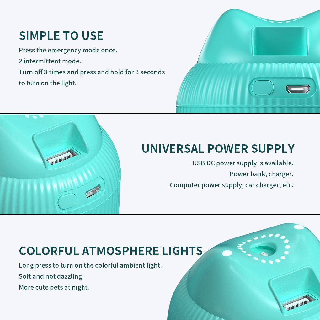 Увлажнитель воздуха Mist Humidifier 220 мл 2 Вт USB увлажнитель воздуха Регулируемый портативный диффузор воздуха для автомобиля
