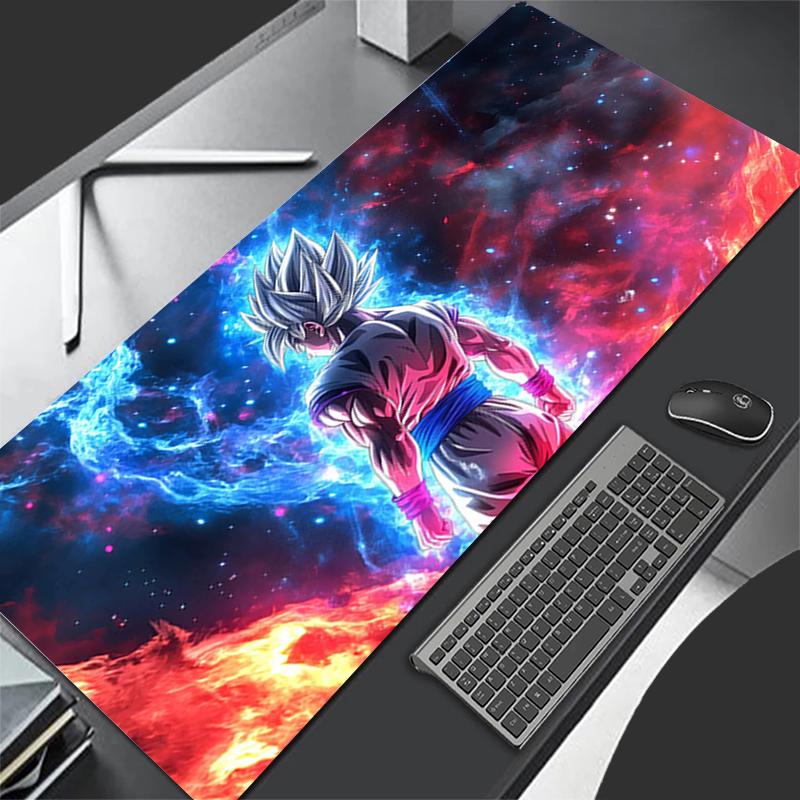 Anime Pad Mouse HD Print Computer Gamer Locking Edge Mousepad Big Keyboard PC Dragon BallZ DBZ Mice Mats Pad for csgo Mouse Pads