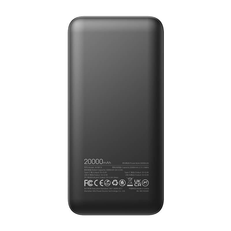 Powerbank Joyroom Jr-Pbf14 2.4A Led; 20000Mah (Czarny)