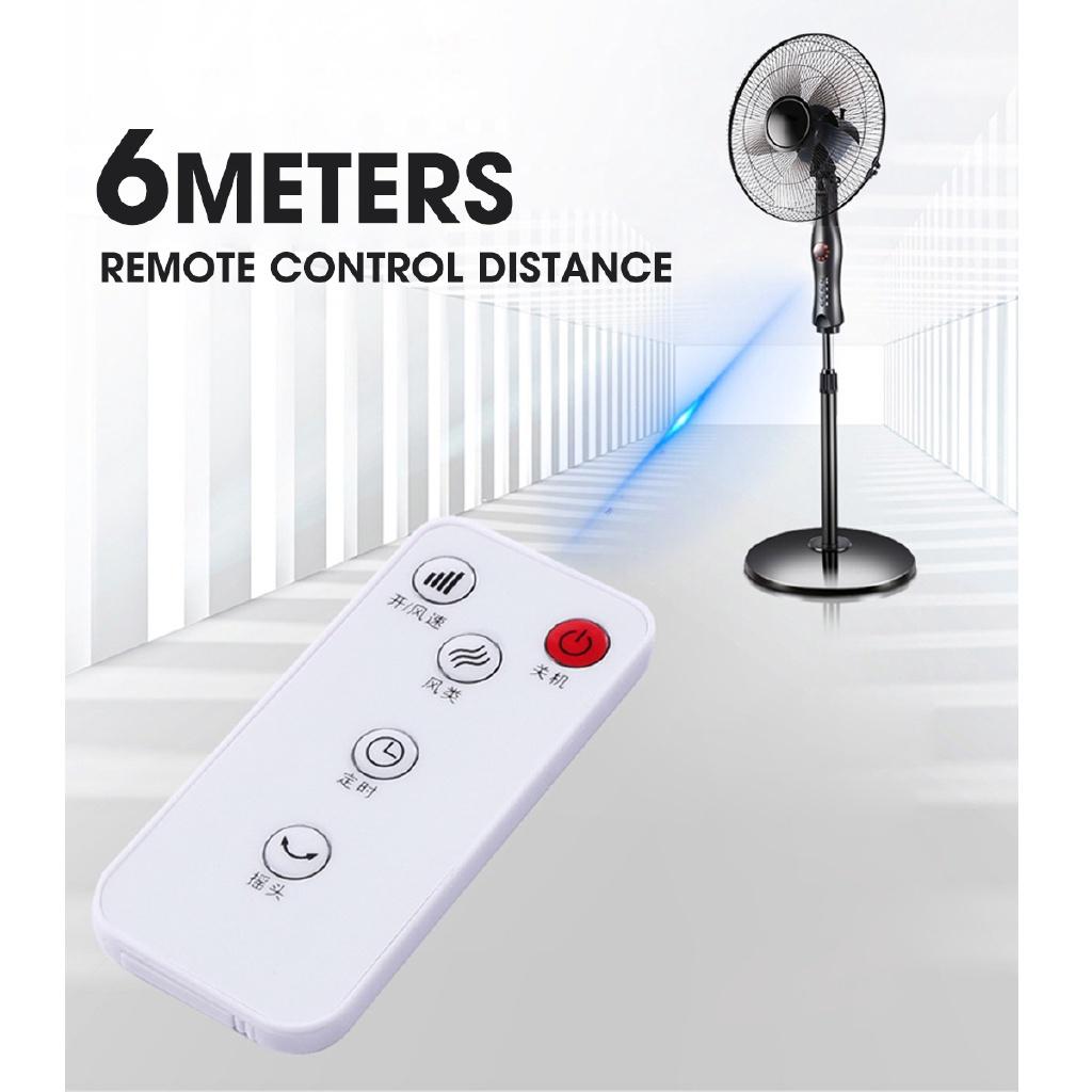60 Вт 16-дюймовый напольный вентилятор Механическое / Пульт управления Охладитель воздуха Охлаждающий Бытовой Напольный вентилятор Кондиционер 43×130 см