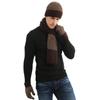 Autumn and Winter Thickened Wool Hat Warm Set, New Men's and Women's Hats, Scarves, Gloves, Three-piece Gift Set