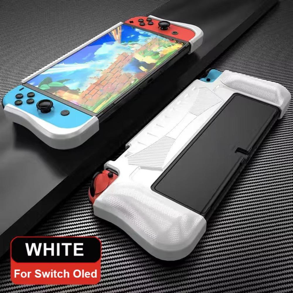 Dockable Protective Case Shockproof Grip Shell Handheld Console Cover for Nintendo Switch OLED