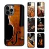 Музыкальный чехол для телефона с изображением скрипки и гитары Для iPhone 17 Air 15 16 16e 14 13 Pro Max Fundas 12 11 Pro Max PLUS 7PLUS мобильного