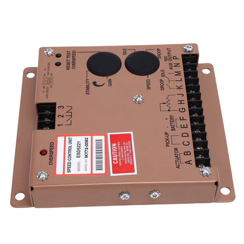 ESD5221 Speed Control Unit Generator Engine Control Module Controller Governor Easy Install
