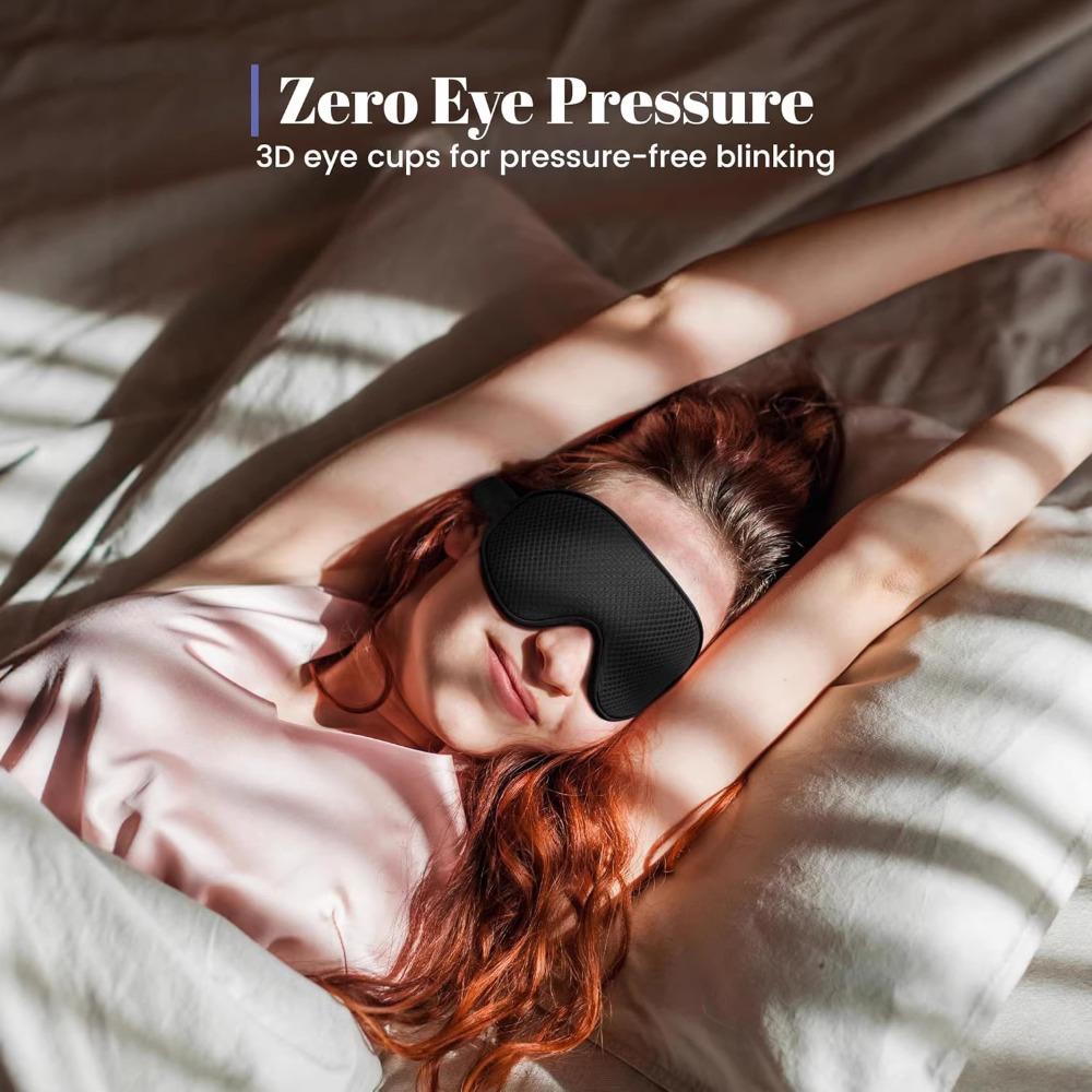 Adjustable Strap Sleeping Eye Mask Breathable Travel Eye Mask Portable 3D Eye Mask Sleep