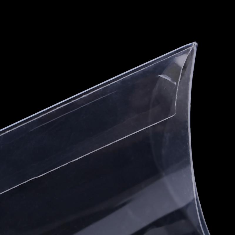 50шт форма подушки прозрачная коробка конфет из ПВХ упаковка подарочная коробка свадебная вечеринка пользу