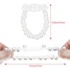 10 Pcs Elastic Wedding Pearl Wristband Wrist DIY Decor Corsage Bracelet Corsage Wristlet Band  Prom