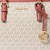 Michael Kors Классическая сумка-тоут на молнии с монограммой Женская сумка-тоут Ванильно-белый 35T9GTVT0B-TEA-ROSE-MLT
