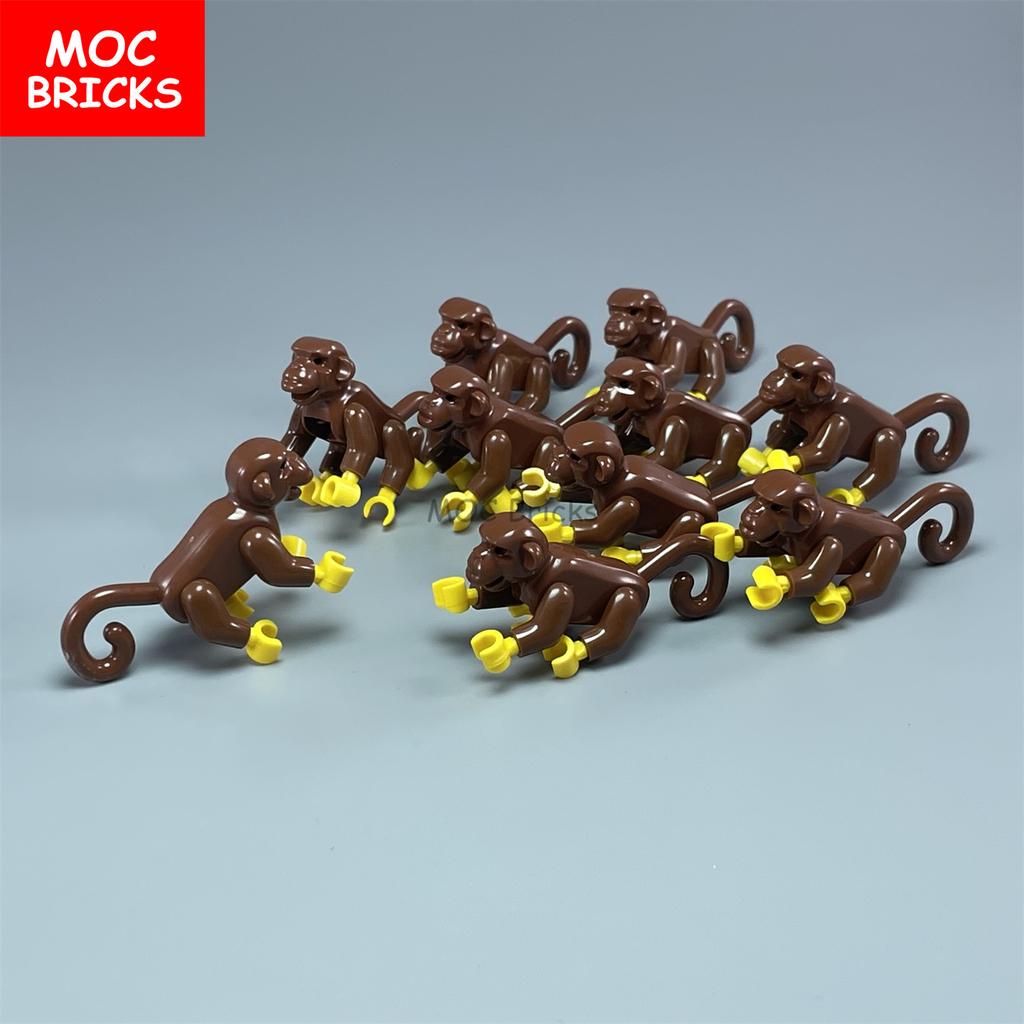 Нетоксичные Moc Кирпичи Животное Король Обезьян Легенда Путешествие на Запад Фигурка Действия Образовательные Строительные Блоки Игрушки Подарки для Детей