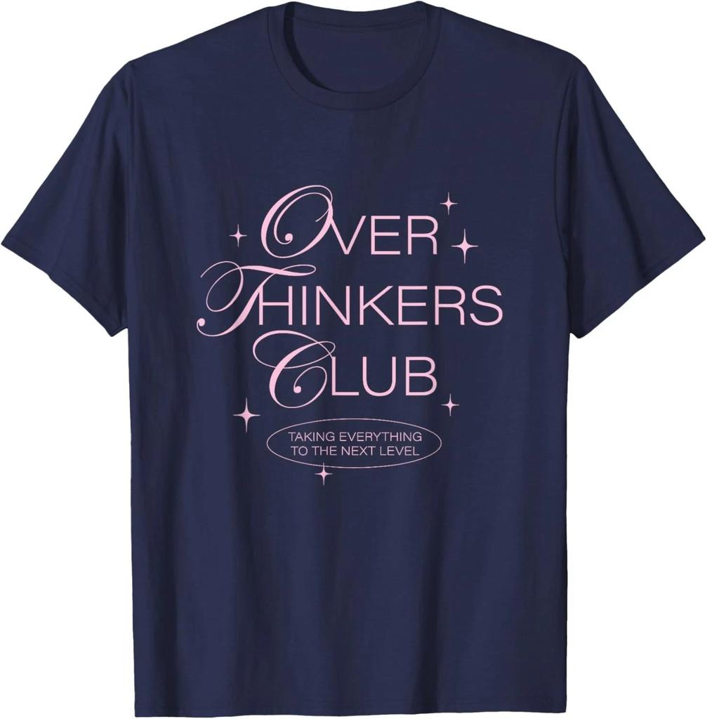 Overthinkers Club T-Shirt – Funny Mental Health Awareness Introvert Tee