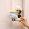 1 шт. Антистатические губчатые накладки на дверные ручки - Милые плюшевые 3D-облака, аксессуары для спальни девочки, чехлы для дверных ручек, зимний домашний декор