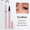 Водостойкая подводка для глаз. Не размазывается, не оставляет следов, цвет длительный. Светло-розовая подводка для глаз. Черный.