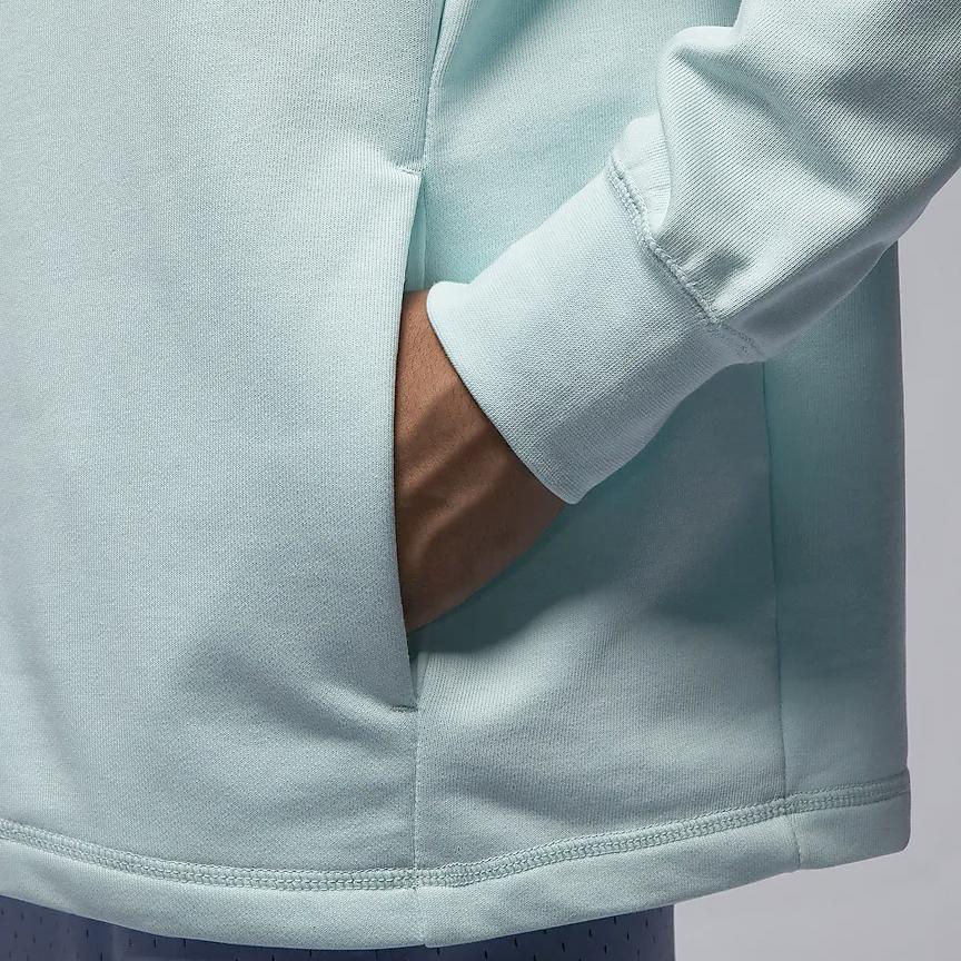 Jordan Dri-Fit Sport Толстовка с буквенным принтом Толстовка с длинными рукавами Мужская толстовка Ice-Jade-Blue FQ6809-346