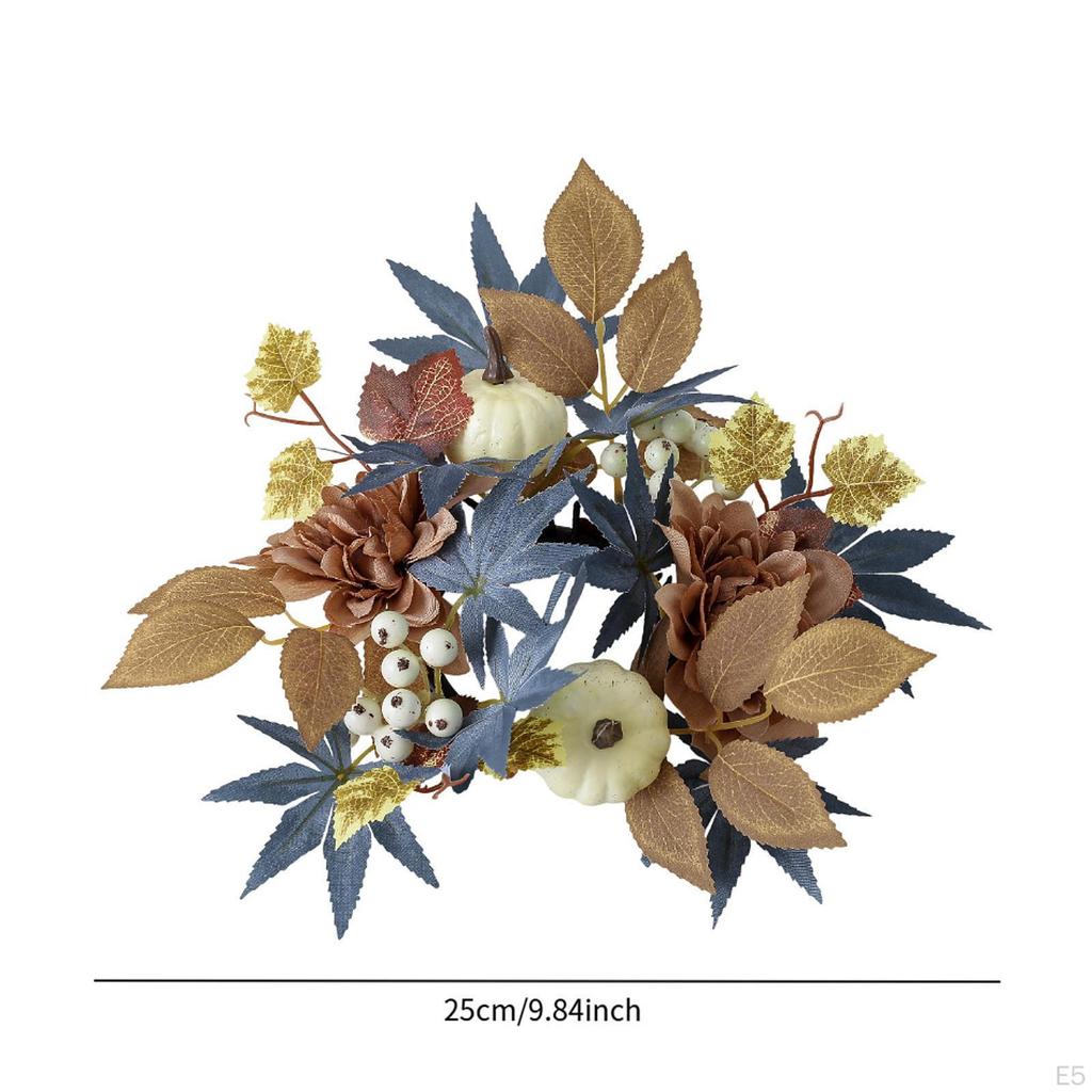 Подсвечник Венок Подставка Настольное украшение для приема, фестиваля, предложения Синий