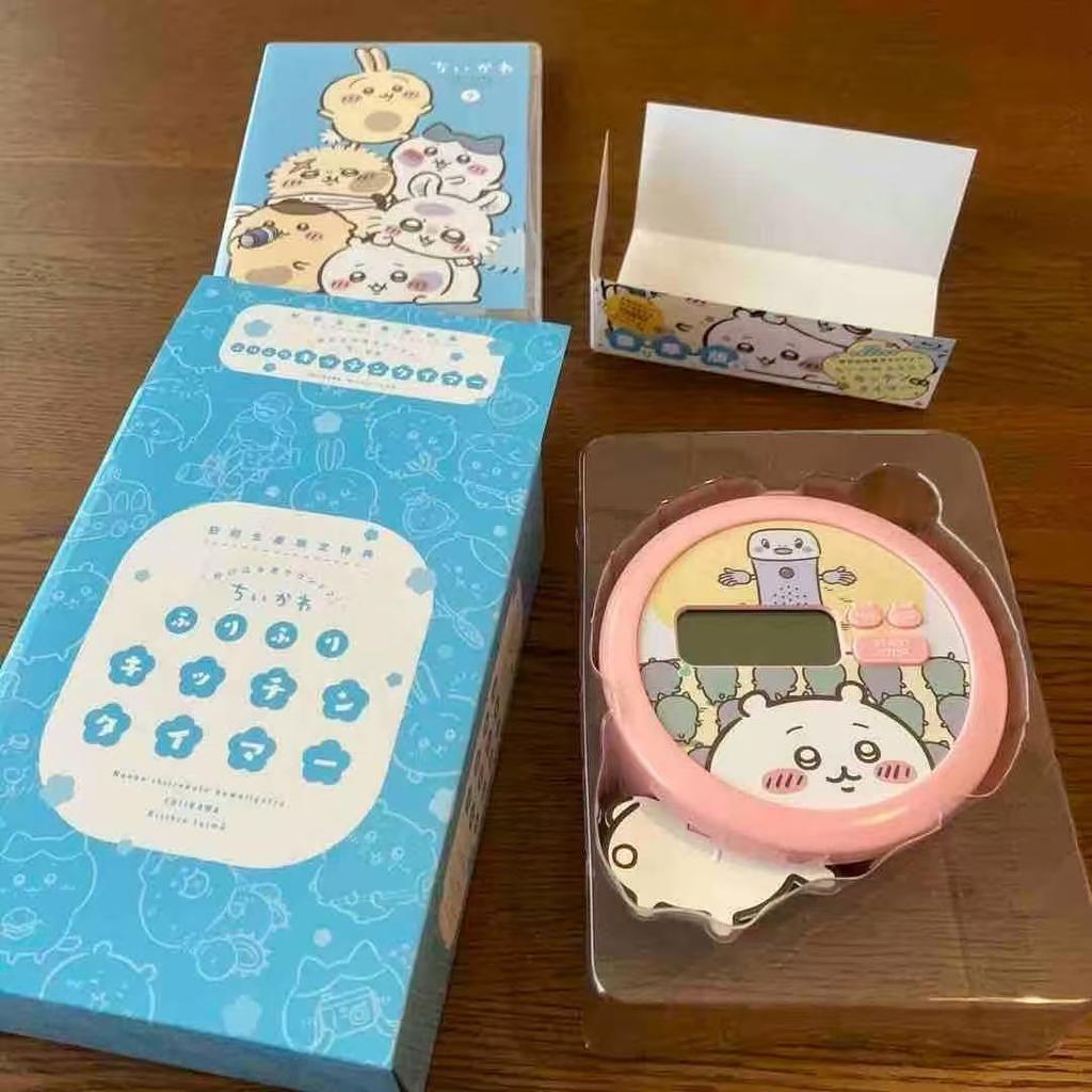 Cute Chiikawa Timer Alarm Clock Kitchen and bedroom timer cartoon Chiikawa Magnetic alarm clock room decoration Girl's Gift