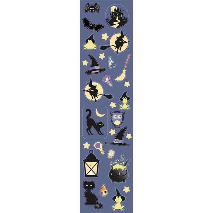 Stickers - Artemio - Halloween - Witch - 2 M - Orange - Mixed