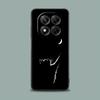 Чехол для телефона для Xiaomi Redmi 15C 14C 12C 13C Redmi Note 15 14 13 12 11 10 Pro Plus 5G 12S Силиконовая крышка Забавный Милый Кот Линейный Рисунок
