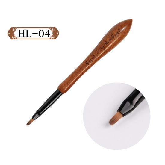 2 шт., кисть для дизайна ногтей, профессиональная гибкая щетина, ручка для маникюра, мелкая деталь, кисть для ногтей «сделай сам», для рисования кончиков ногтей