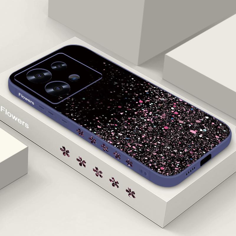 Чехол-ремешок с пайетками для Xiaomi Poco F6 X6 X5 13T Pro Redmi Note 13 14 4G 15 14 12 13 Pro Plus 5G, мягкая TPU крышка
