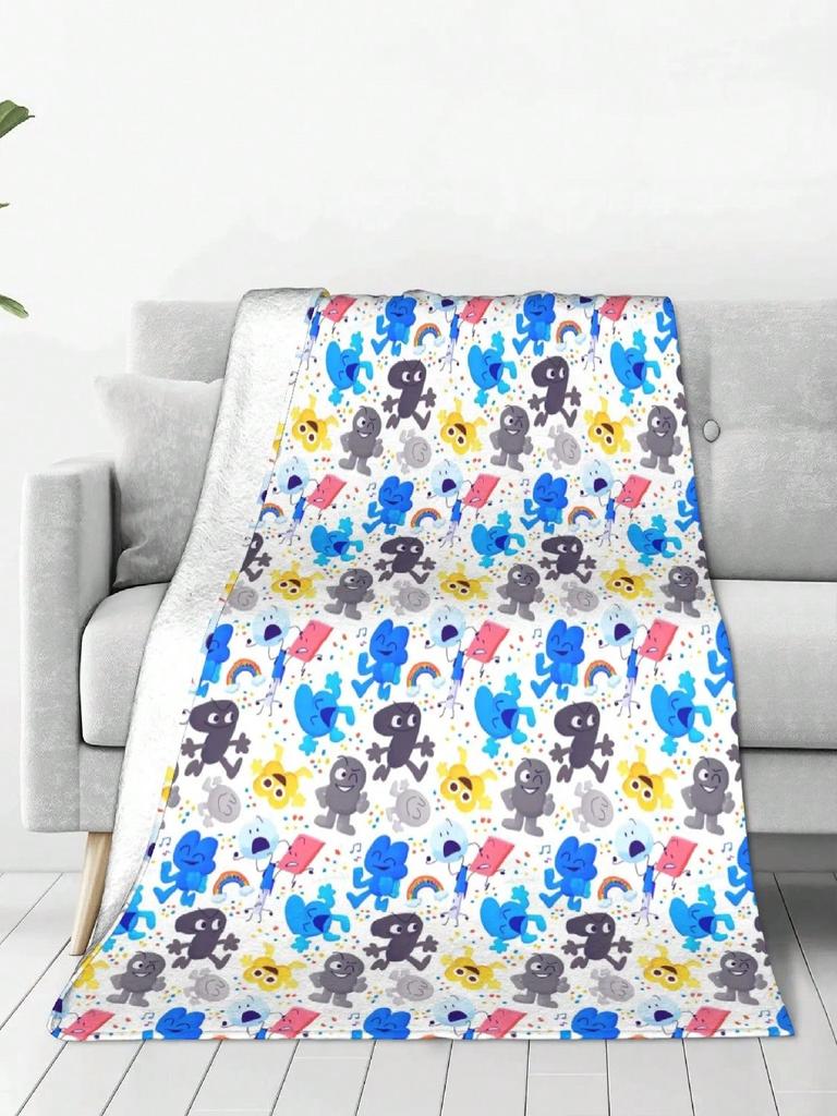 Bfdi Pattern Blanket Lightweight Fleece Sofa Throw Blanket For Home Bedroom Office Throws Bedspread Quilt