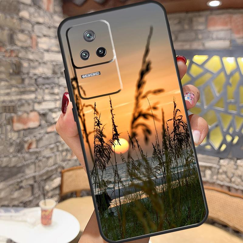 Летний закат на пляже на море Чехол для Xiaomi 14T Pro 13T 11T 12T 13 14 15 Ultra POCO X6 X7 Pro X3 X5 M6 F5 F6 Pro Обложка