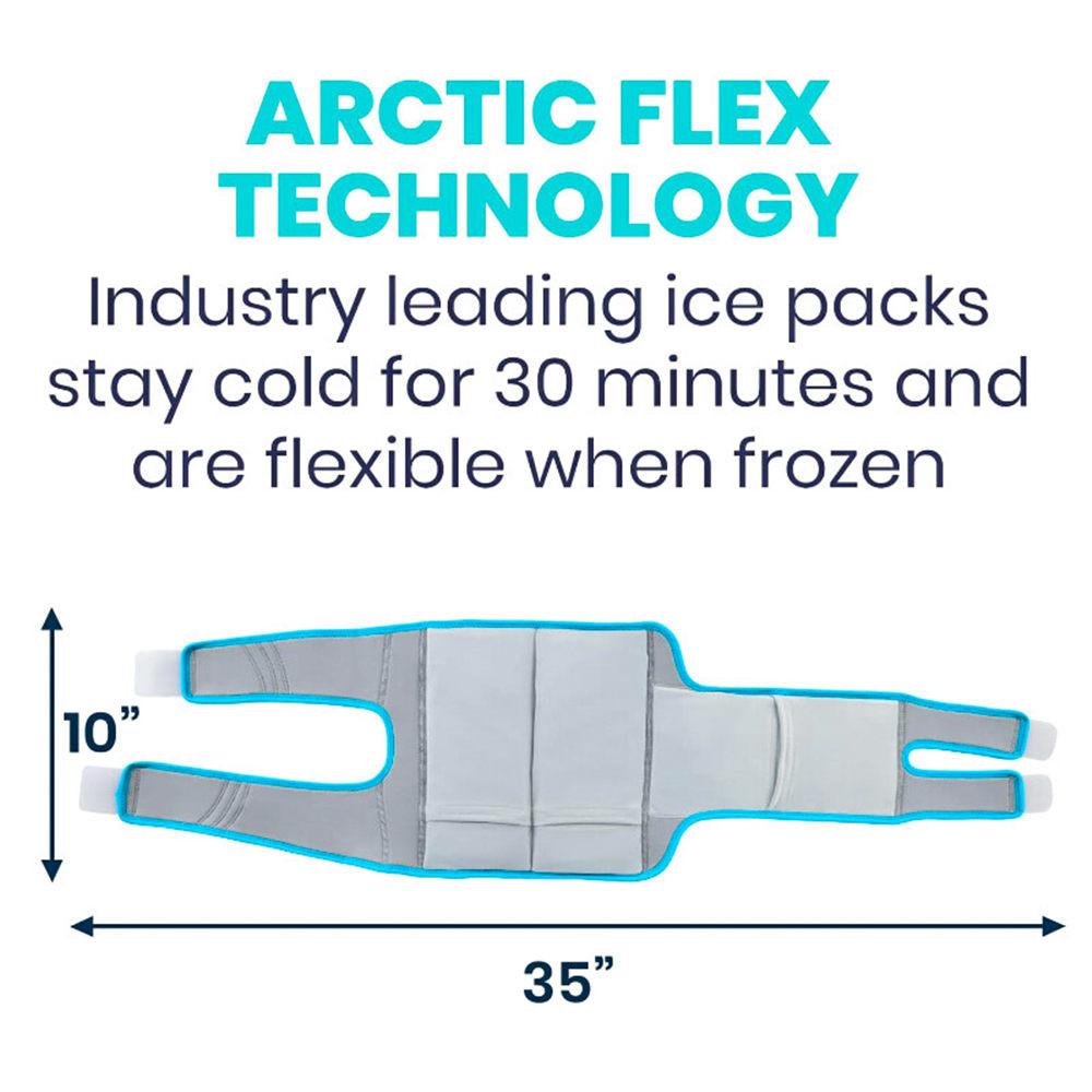 1 шт. многоразовый гелевый пакет со льдом для колена, горячая/холодная компрессионная терапия, обертывание для колена со льдом при травмах, для облегчения боли, после операции на колене, при растяжении, отеке