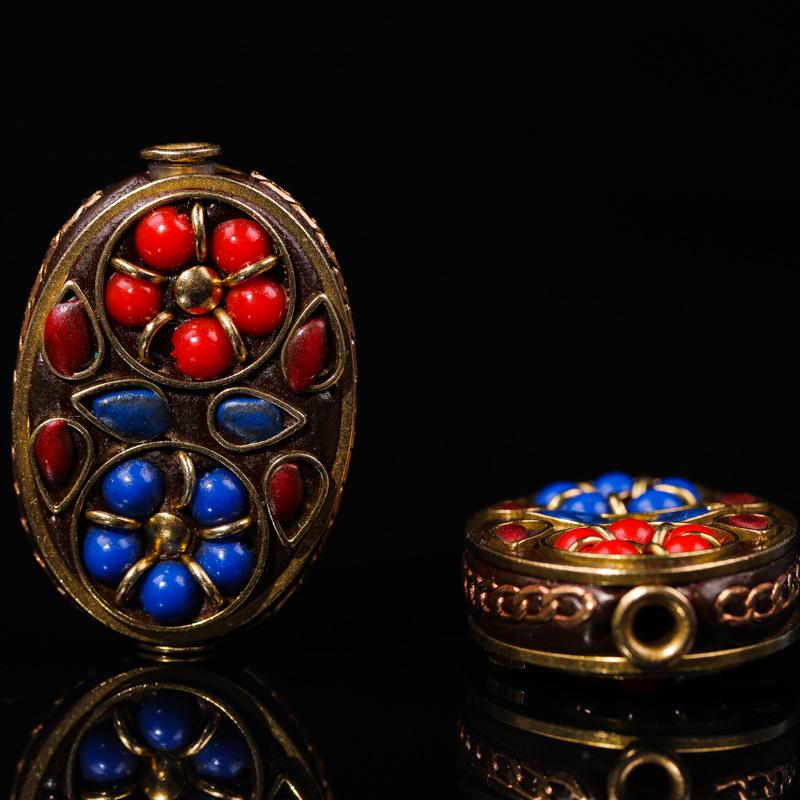 Непальские латунные бусины-разделители в виде благоприятных облаков ручной работы для изготовления украшений и орнаментов своими руками