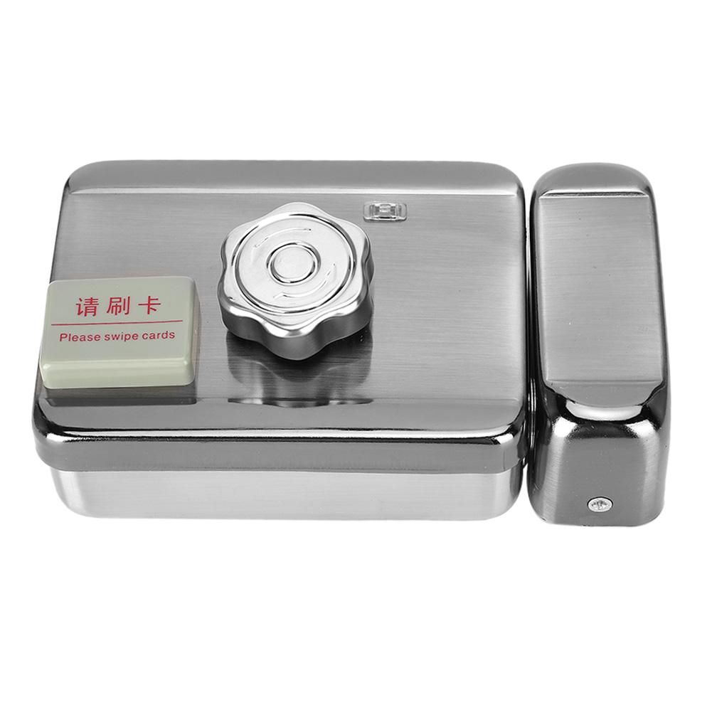 Stainless Steel Electric Door Lock ID Card Lock Access Control System with Remote Controller