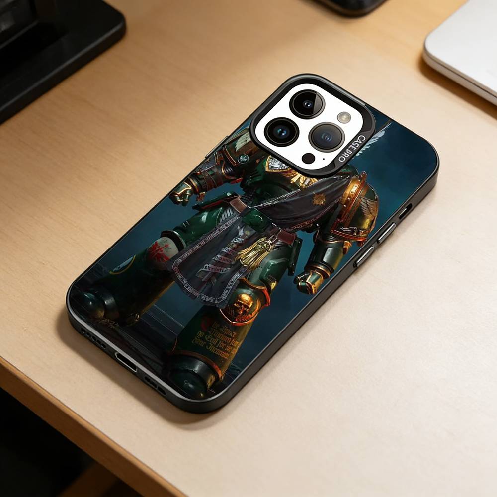 Чехол для телефона 40K Space Marine 2 для iPhone 17,16,15,14,13,12,11 Plus,Pro Max,XS, Цветной Серебряный Чехол для телефона Funda Cover