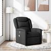 VidaXL Reclining Massage Chair Black Fabric, Massage Chair, Armchair, Sofa Armchair, Office Armchair of 4015608