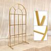 11LBS Load Iron Arch Flower Stand Wedding Decor Stand Detachable Lightweight for Party Valentine’s Day Decoration