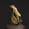 Brass Tiger The Chinese Zodiac Animal Solid Brass Small Ornament Mini Original Tiger Home Decoration Ornament Lucky Gift
