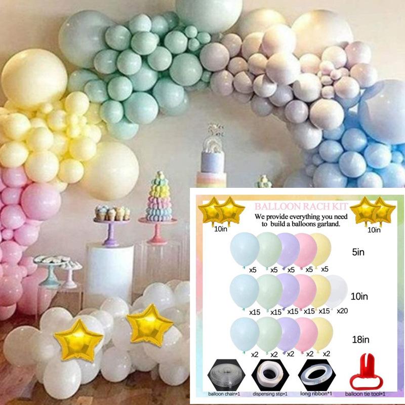 Набор латексных шаров «макарон» для свадебного оформления зала, шары для украшения дня рождения, шары для вечеринки по случаю открытия годовщины