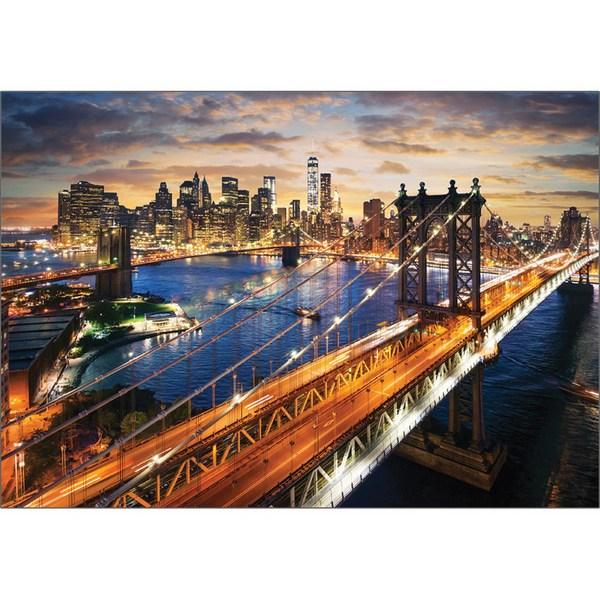 Puzzle Korea Manhattan's Beautiful Sunset Jigsaw Puzzle 3206, 2000 Pieces, Mixed Colors, 2000 Pieces Jigsaw Puzzle, Childrens Games, Educational Toys