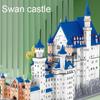 11810 Pcs Mini City  Swan Stone Castle Building Blocks World Famous Architecture Bricks Educational Toys for Children Gifts No Box