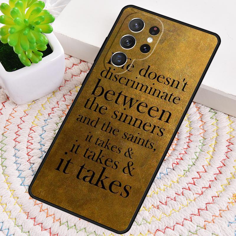 Hamilton Musical Lyrics Silicone Phone Case For Samsung Galaxy note 10 pro S26 S25 S24 S23 S22 S21 Plus S25Ultra Capa Cover