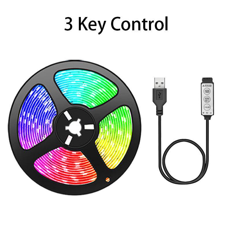 Светодиодная лента 5 В USB Bluetooth RGB с волшебными цветами, самоклеящаяся, технология 5050/2835.