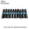 10PCs Magnetic Batch Head Alloy Steel Screwdriver Bit 25mm PZ1 PZ2 PZ3 Screwdriver Bit Hex Shank Driver Bit Hand Tools