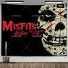 American Punk Band Misfitss Poster Banner Flag Rock Band Wall Tapestry Mural Metal Music Album Cover Home Decoration Fans Gifts