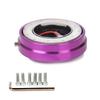 Thin Version 6 Hole Steering Wheel Quick Release Hub Adapter Snap Off Boss kit