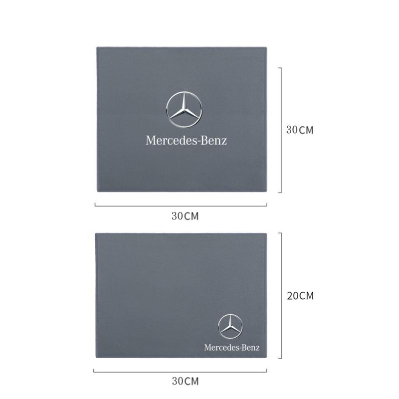 FCM5 Car Towel Double-sided Coral Fleece Auto Cleaning Cloth For Mercedes Benz B/C/E/S Class W203 W204 W205 W210 W211 W212 Accessorie
