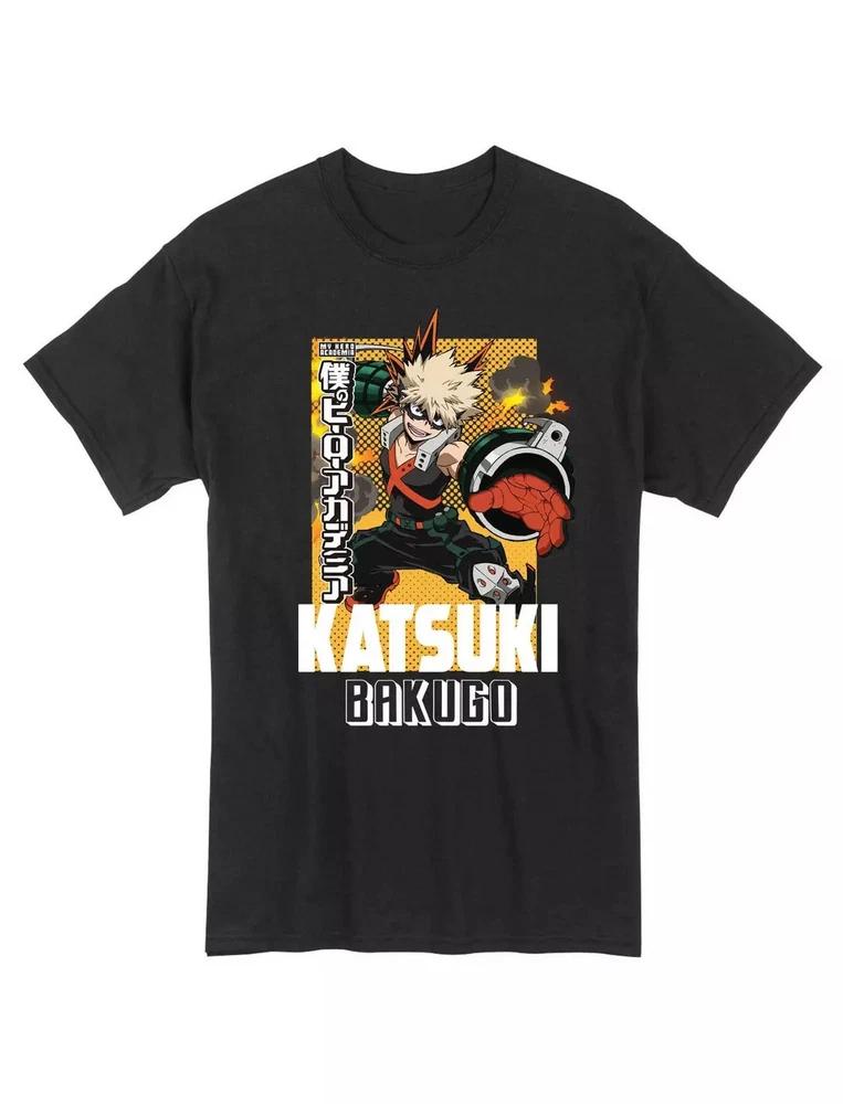 My Hero Academia Katsuki Bakugo Hero Anime Tshirt Black Gift For Friends