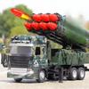 1/32 Модель Ракетной Установки Машинка Игрушка Металлический Кузов Резиновые Двери Открываются Военные Сплавные Модели Транспортных Средств Украшения Подарки для Мальчиков
