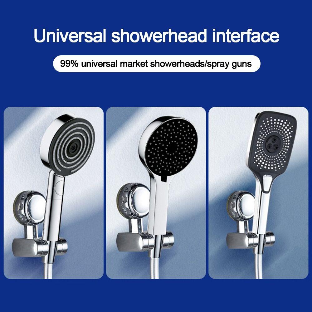 Suction Cup Showerhead Bracket Wall Mounted Handheld Sprayer Support  Bathroom Accessories