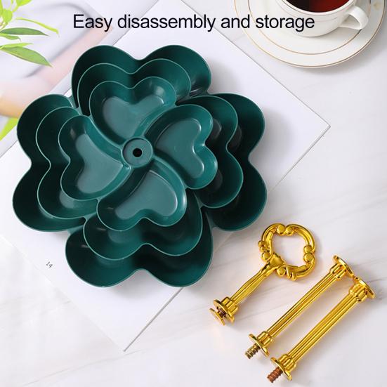 Фруктовая корзина-подставка для кухонной столешницы, 3-х уровневая, экономящая место подставка для фруктов, поднос для еды, органайзер для фруктов, закусок и десертов