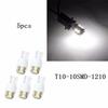 5 штук 10SMD 1210 194 168 192 W5w SMD купольные индексные автомобильные светодиодные лампы клиновидные белый свет DC12V авто сигнал стоп-сигнал