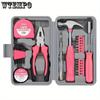24 In 1 Multifunctional Home Repair Hand Tool Set with Plastic Toolbox Storage Case Professional Tool Sets