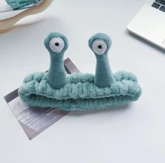 Cute Antenna Headband for Face Washing and Makeup - Green