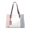 Tote Large A4 Tricolor Tote Liberte Series [Cleria] Women's Bag, Capacity, Compatible, Dividers, Mother's Bag, [CL-22720] (Milky Pale)
