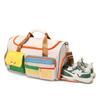 Спортивная сумка Большая вместительная дорожная сумка на плечо Портативная сумка через плечо Сумка для сухого и влажного багажа Отдельная корзина для обуви